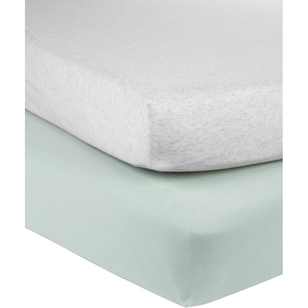 image:imageSimple Joys by Carters Baby 2Pack Cotton Crib SheetsHeatherSage