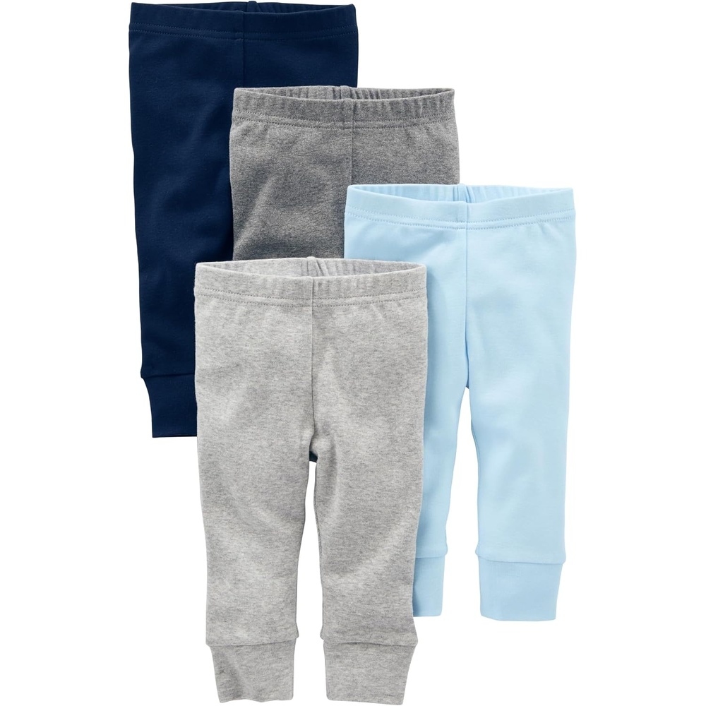 image:imageSimple Joys by Carters Baby 4Pack Neutral PantBlueGreyWhite
