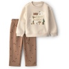 Cream Brown Football