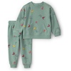 Green Dino Print