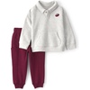 Grey Burgundy Football