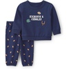 Navy Blue Football