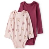 Burgundy Deer Print