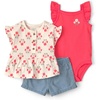 Pink/Beige Floral