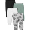 Black/Grey Bear/Spruce Green/White