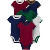 Burgundy/Green/Navy