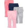 Coral Pink/Grey/Navy Dots/Pink