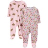 Pink Bear/White Floral
