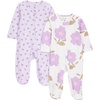 Purple Floral Butterly