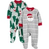 Grey Santa/Christmas Print