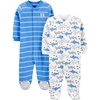 Blue Stripe/White Sharks