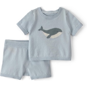 Carter’s Baby 2-piece Sweater Knit Set(Blue)