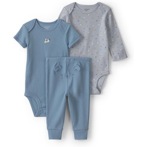 Carter’s Baby Boys’ 3-piece Pant Set(Blue/Grey)