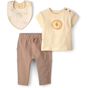 Carter’s Baby Boys’ 3-piece Pant Set(Brown/Yellow Lion)