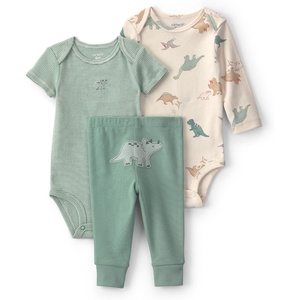 Carter’s Baby Boys’ 3-piece Pant Set(Green/Ivory)
