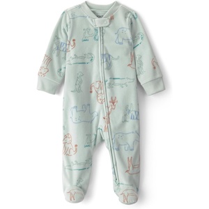 Carter’s Baby Boys’ Fleece Sleep and Play(Green Safari Print)