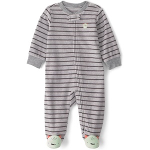 Carter’s Baby Boys’ Fleece Sleep and Play(Grey Monster Foot Art)
