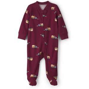 Carter’s Baby Boys’ Interlock Sleep and Play(Snow Plow Print)