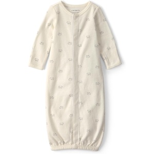 Carter’s Baby Boys’ Nicu Gowns(Ivory Bear Print)
