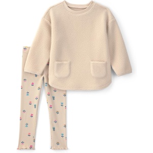 Carter’s Baby Girls’ 2-piece Pant Set(Ivory Floral)