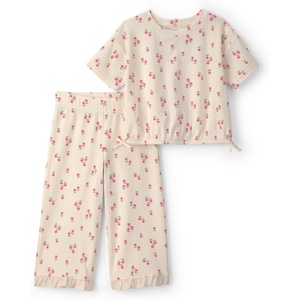 Carter’s Baby Girls’ 2-piece Pant Set(White Floral)