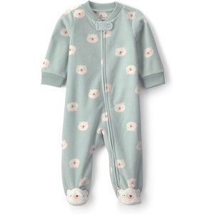 Carter’s Baby Girls’ Fleece Sleep and Play(Blue Bear)