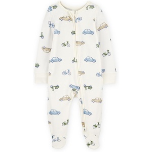 Carter’s Baby Purelysoft Sleep and Play Pajamas(Ivory Car)