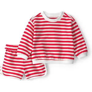 Carter’s Boys’ 2-piece Short Set(Red Stripes)