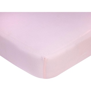 Carter’s Navy w/White Stars Crib Sheet(Solid Pink Cotton Knit)