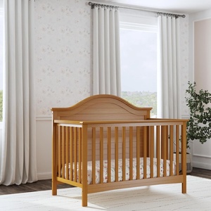 Carter’s by Davinci Nolan 4-in-1 Convertible Crib in Chestnut, Greenguard Gold Certified(Chestnut)