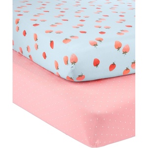 Simple Joys by Carter’s Baby 2-Pack Cotton Crib Sheets(Strawberries/Dots)