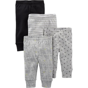 Simple Joys by Carter’s Baby 4-Pack Neutral Pant(Black Bananas/Grey/White)