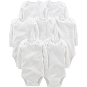 Simple Joys by Carter’s Baby 7-pack Long Sleeve Bodysuit(White)