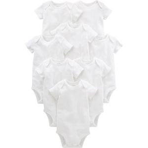 Simple Joys by Carter’s Baby 8-Pack Short-Sleeve Bodysuit(White)