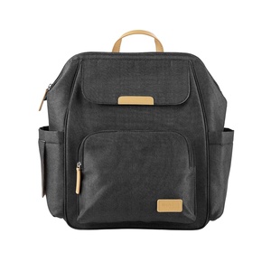 Simple Joys by Carter’s Spot On Polka Dot Diaper Backpack, One Size(Black)