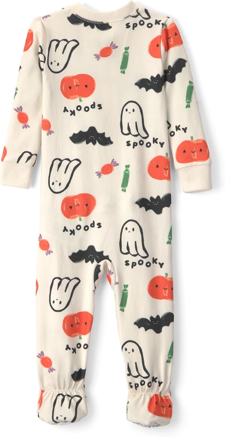 image:imageCarters Baby 1piece Holiday PjHalloween Family Print