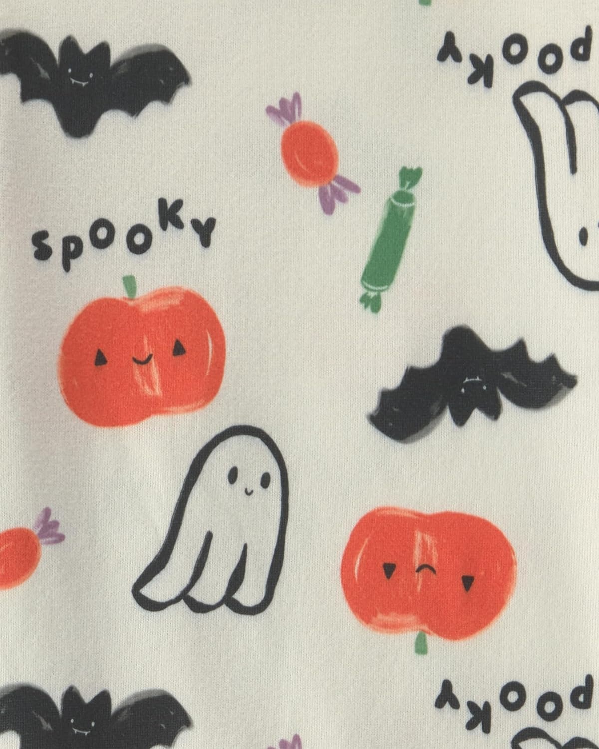 image:imageCarters Baby 2piece Fleece Holiday PjsHalloween Family Print