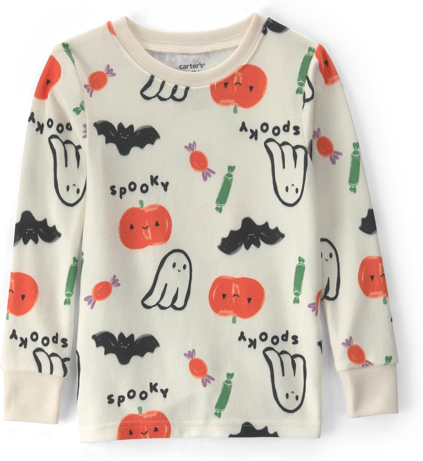 image:imageCarters Baby 2piece Fleece Holiday PjsHalloween Family Print