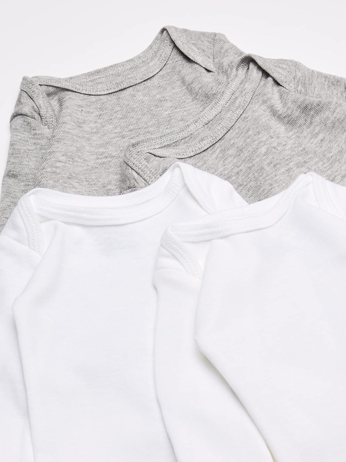 image:imageCarters Baby 7Pack LongSleeve Bodysuits ShirtMultiGrey