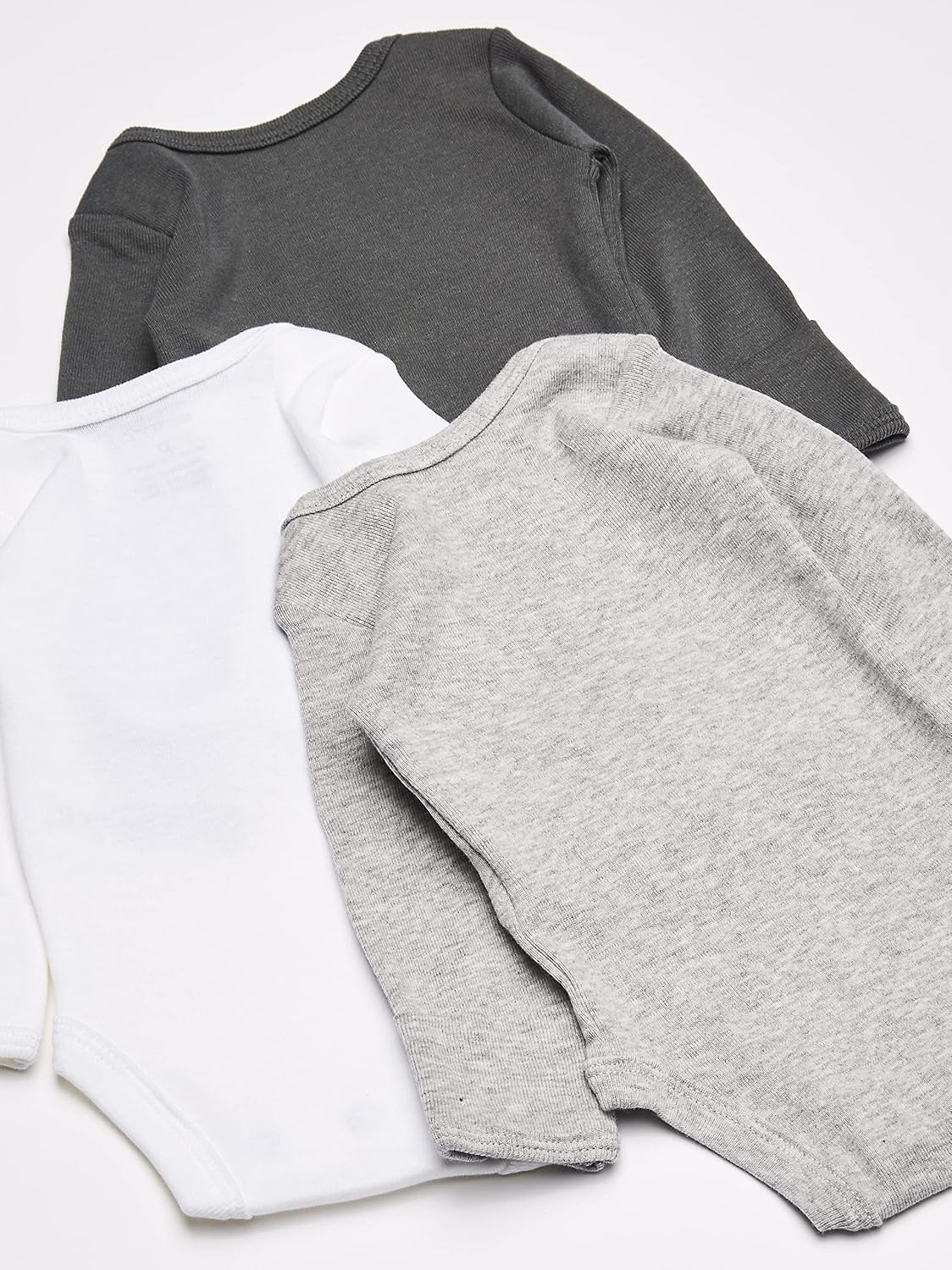 image:imageCarters Baby 7Pack LongSleeve Bodysuits ShirtMultiGrey