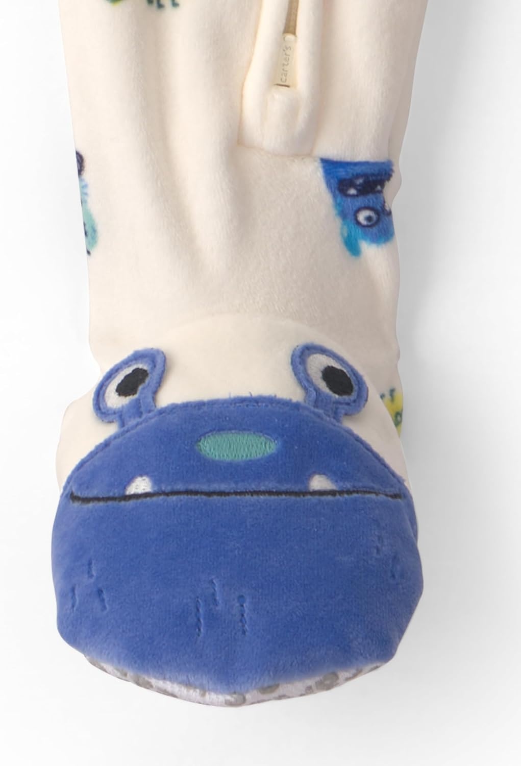 image:imageCarters Baby Boys 1piece Fleece PjBoy Monster Feet