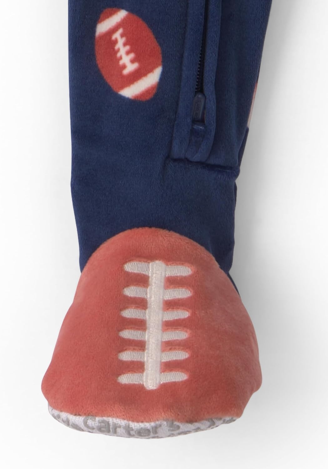 image:imageCarters Baby Boys 1piece Fleece PjNavy Football