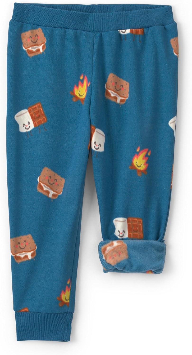 image:imageCarters Baby Boys 2piece Fleece PjsBlue Smores