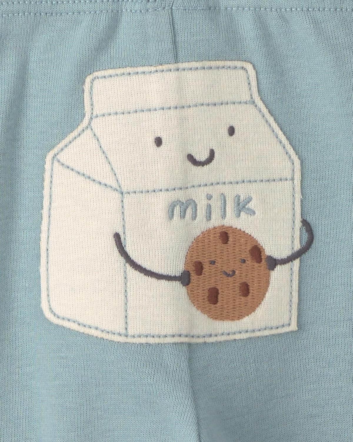 image:imageCarters Baby Boys 3piece Bodysuit Pant SetsBlue Cream Milk and Cookies