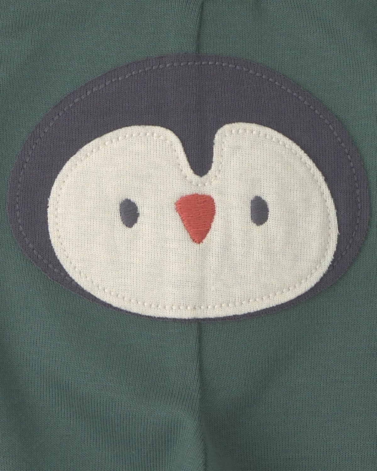 image:imageCarters Baby Boys 3piece Bodysuit Pant SetsGreen Grey Penguin