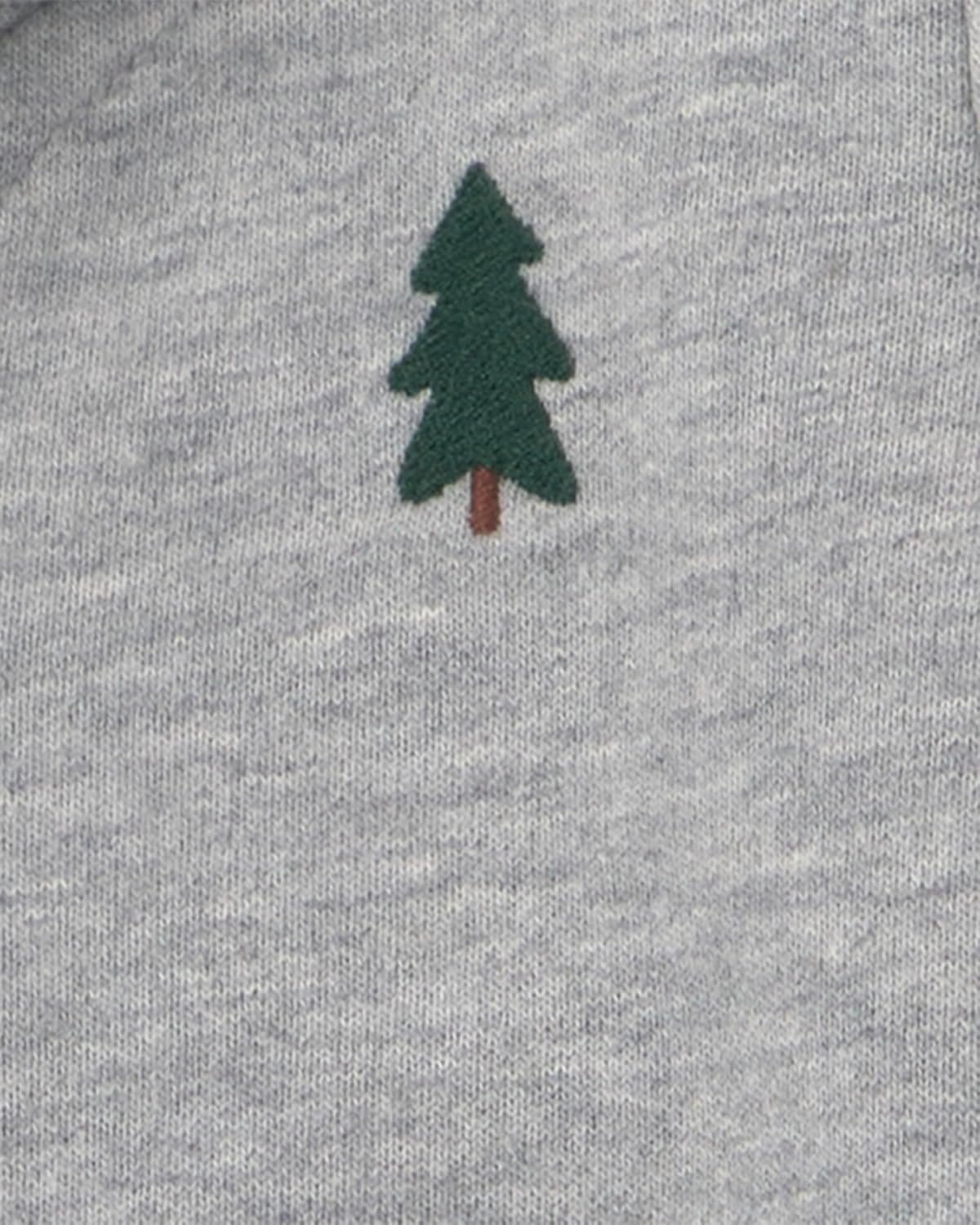 image:imageCarters Baby Boys 3piece Bodysuit Pant SetsGrey White Christmas Tree