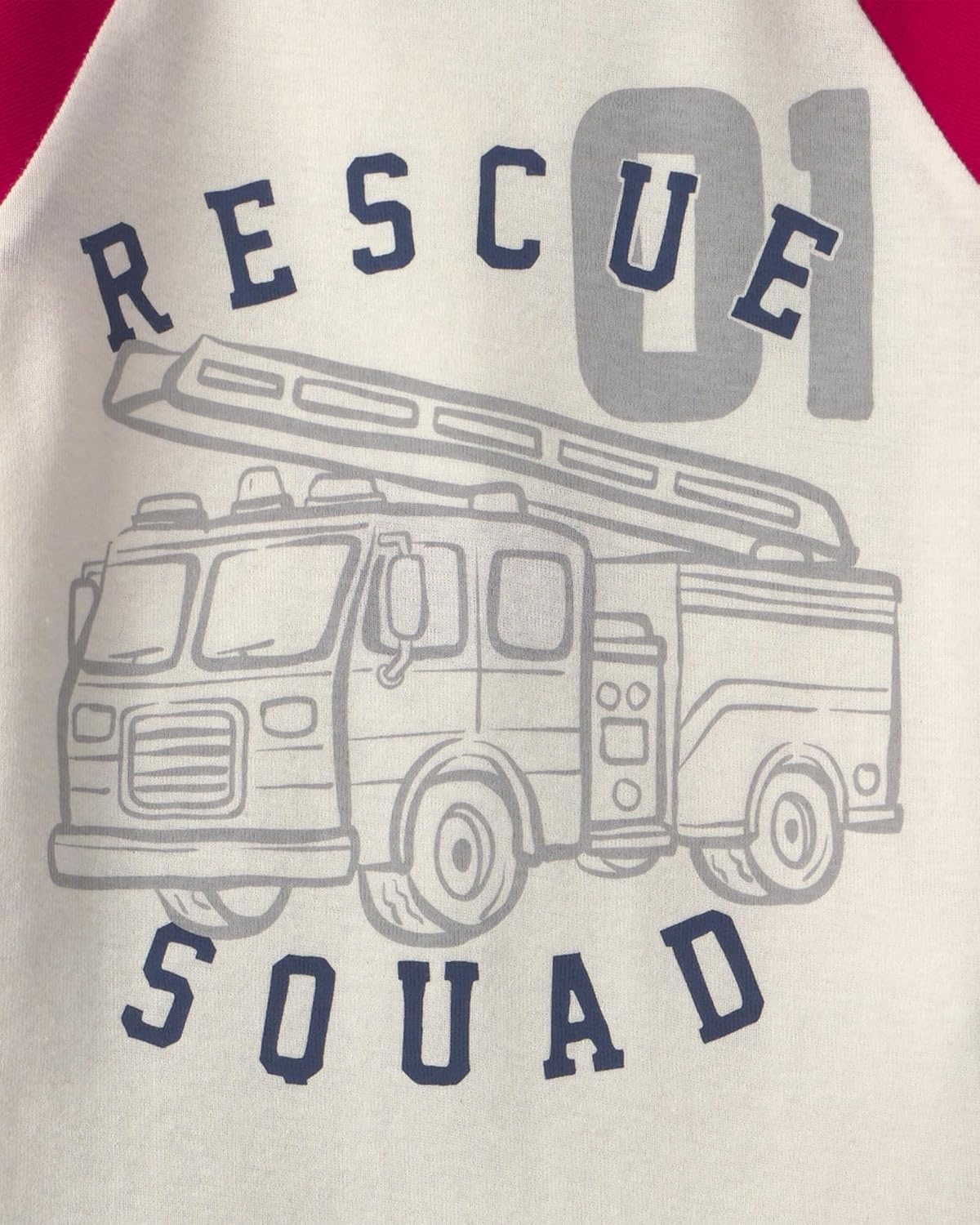 image:imageCarters Baby Boys 4piece Tight Fit Cotton Pajama SetFire Truck Red