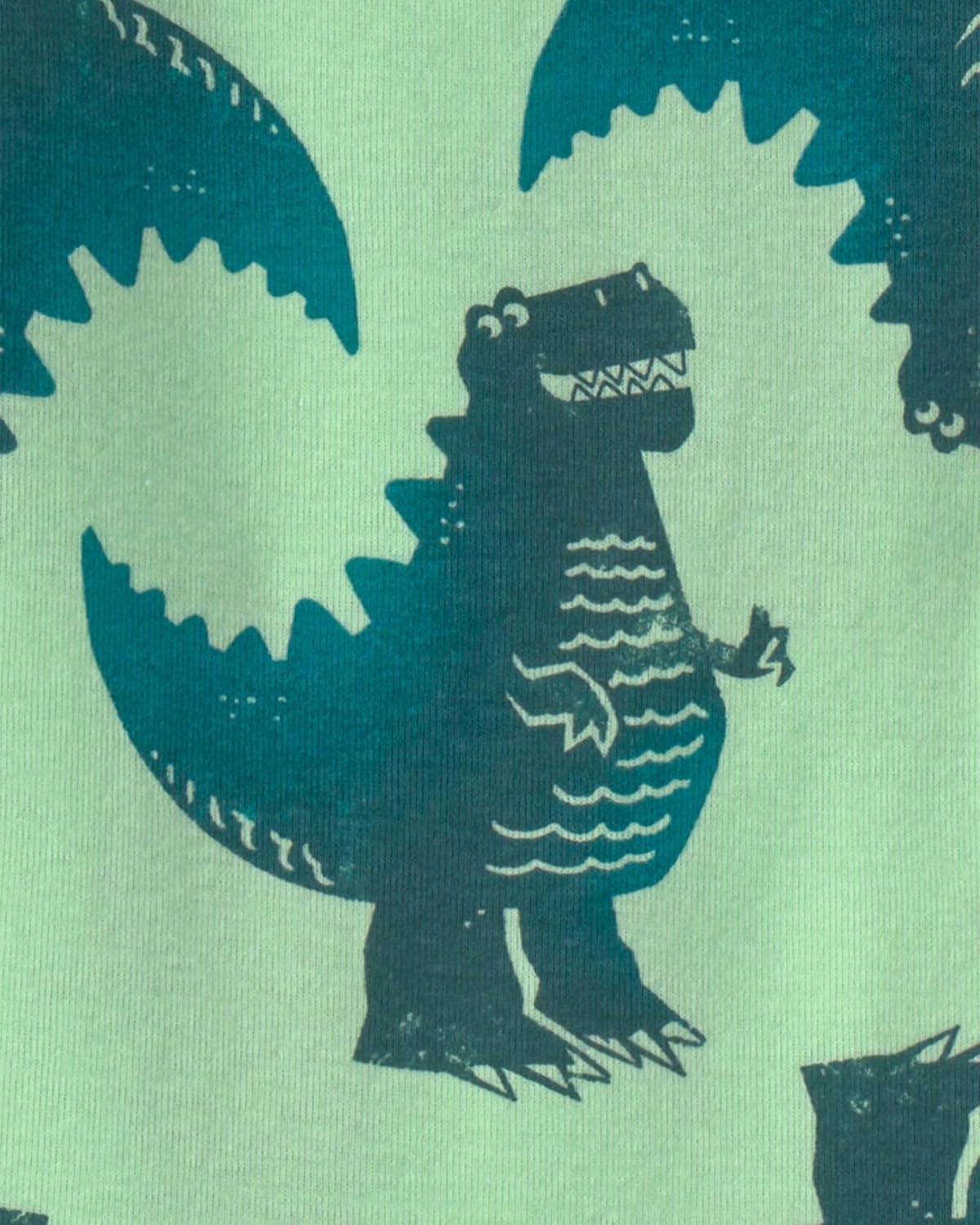 image:imageCarters Baby Boys 4piece Tight Fit Cotton Pajama SetGreen Dino