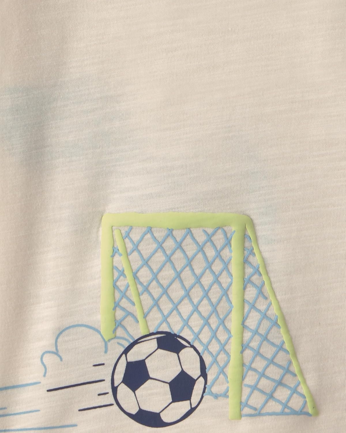 image:imageCarters Baby Boys ShortSleeve Graphic Tee ShirtCream Dinosaur Soccer