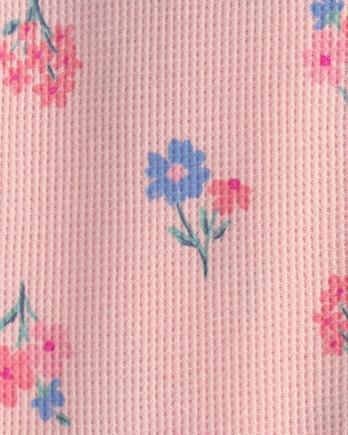 image:imageCarters Baby Girls 1piece Cotton PjPink Floral